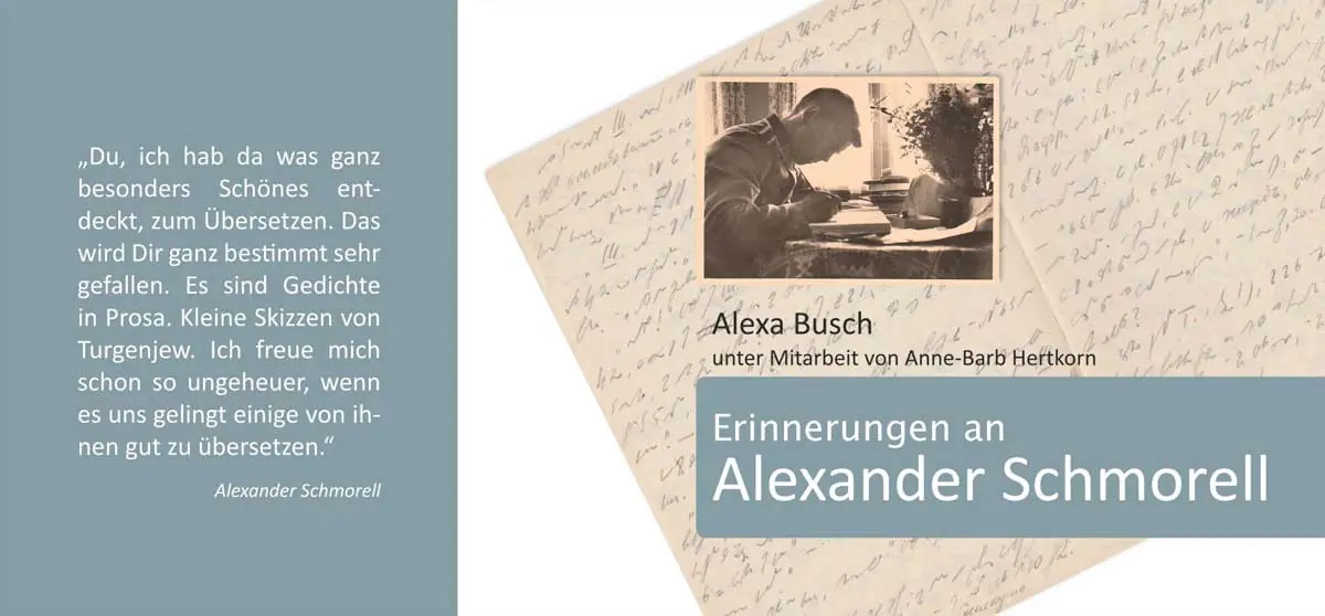 Flyer: Erinnerungen an Alexander Schmorell